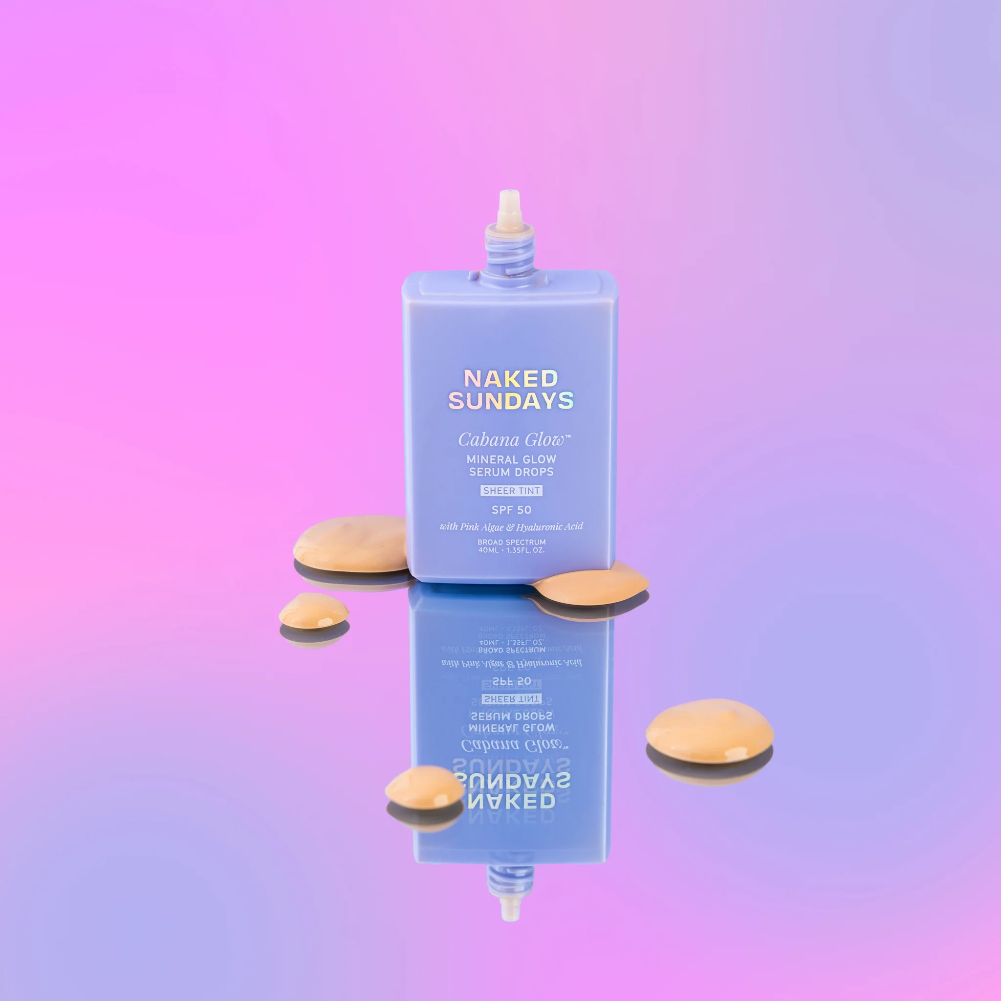 CabanaGlow™ SPF50 Glow Serum Drops -  Sheer Tint - Image 5