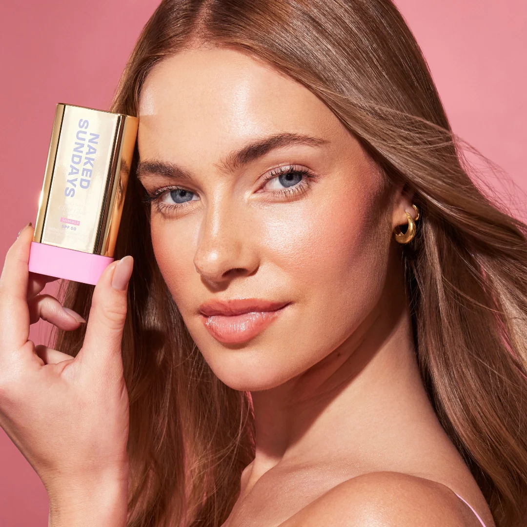 SPF Clear Glow Shimmer Sun Stick - Image 3