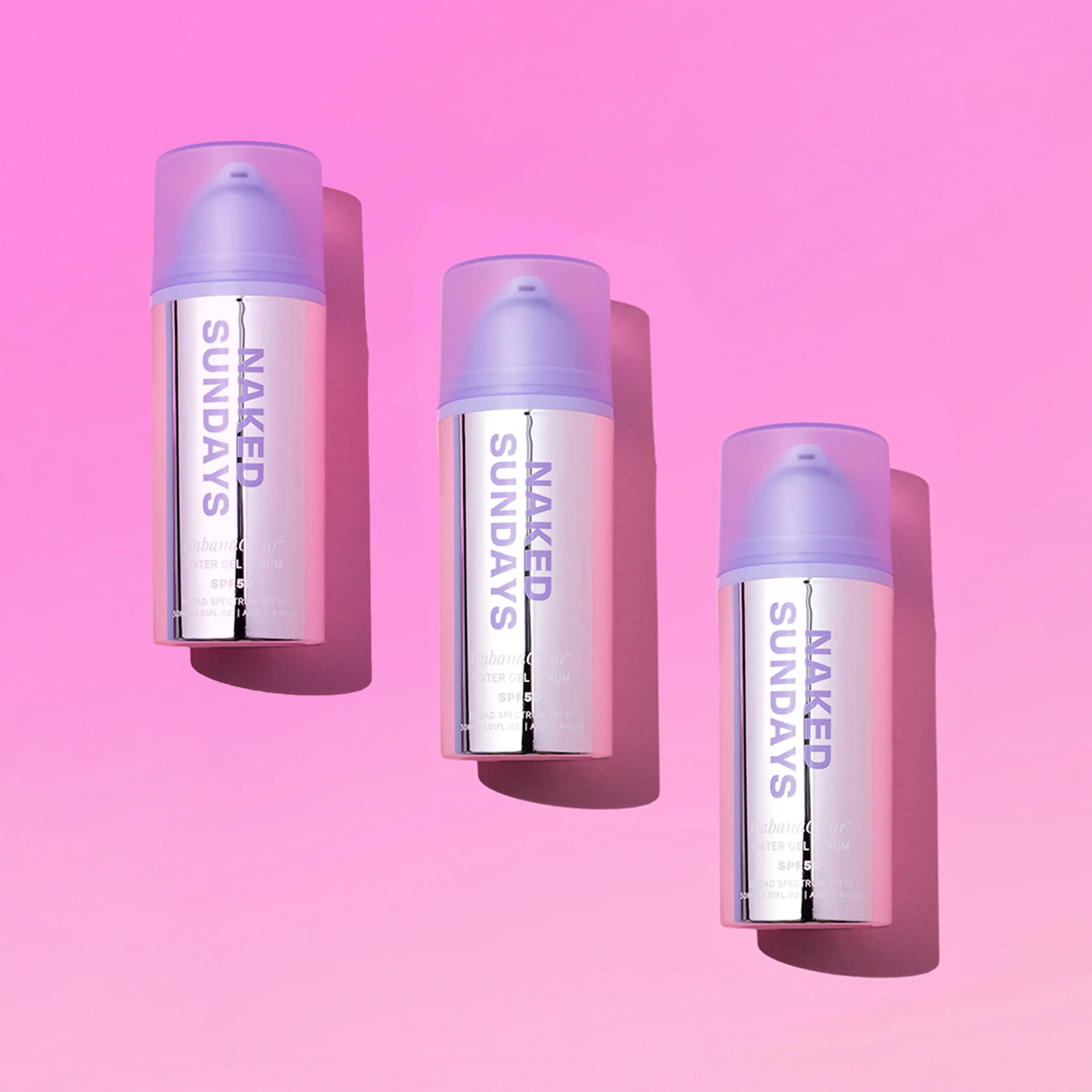 Full Size Trio Variant - CabanaClear™ SPF50 Water Gel Serum