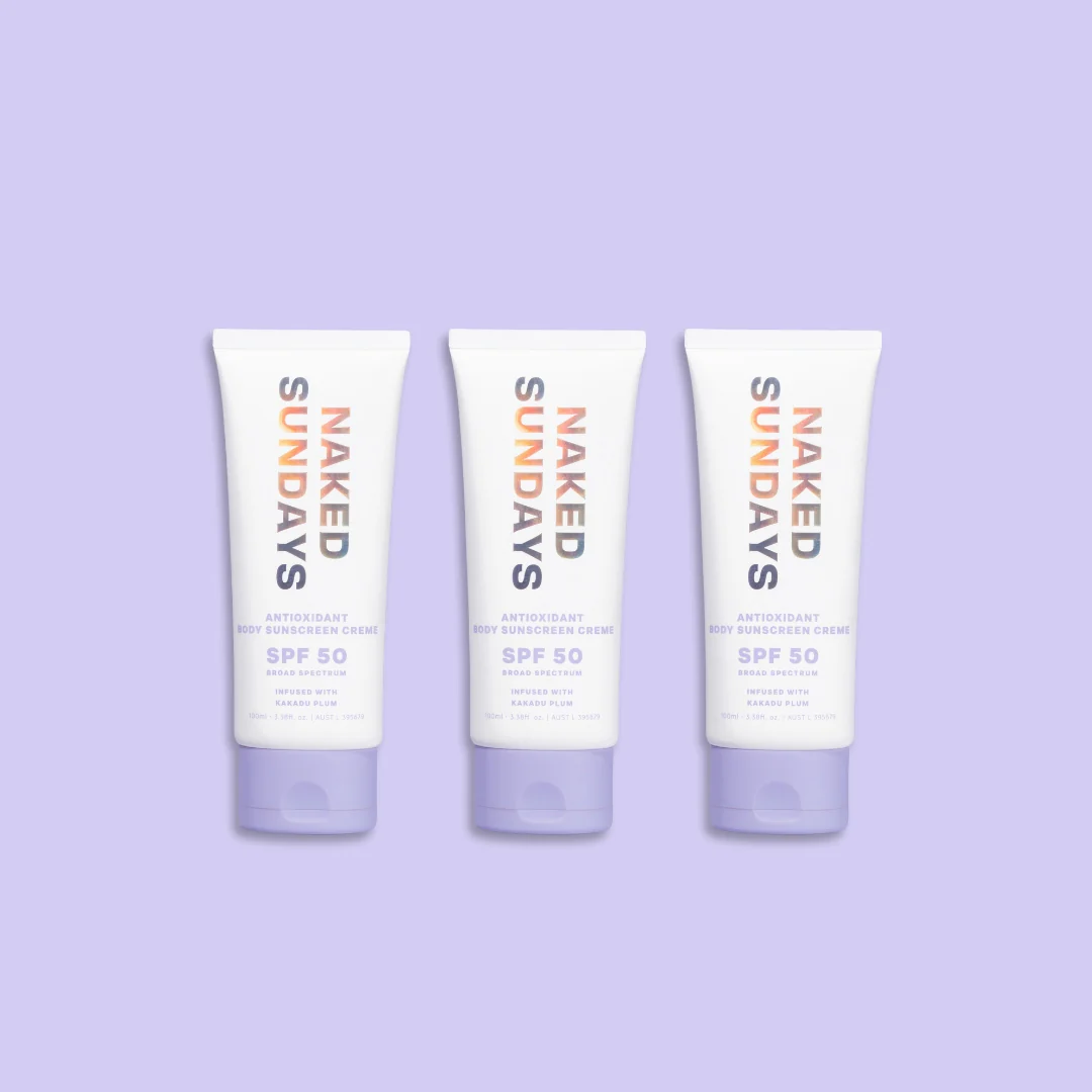 Full Size Trio Variant - SPF50 Antioxidant Body Sunscreen Crème
