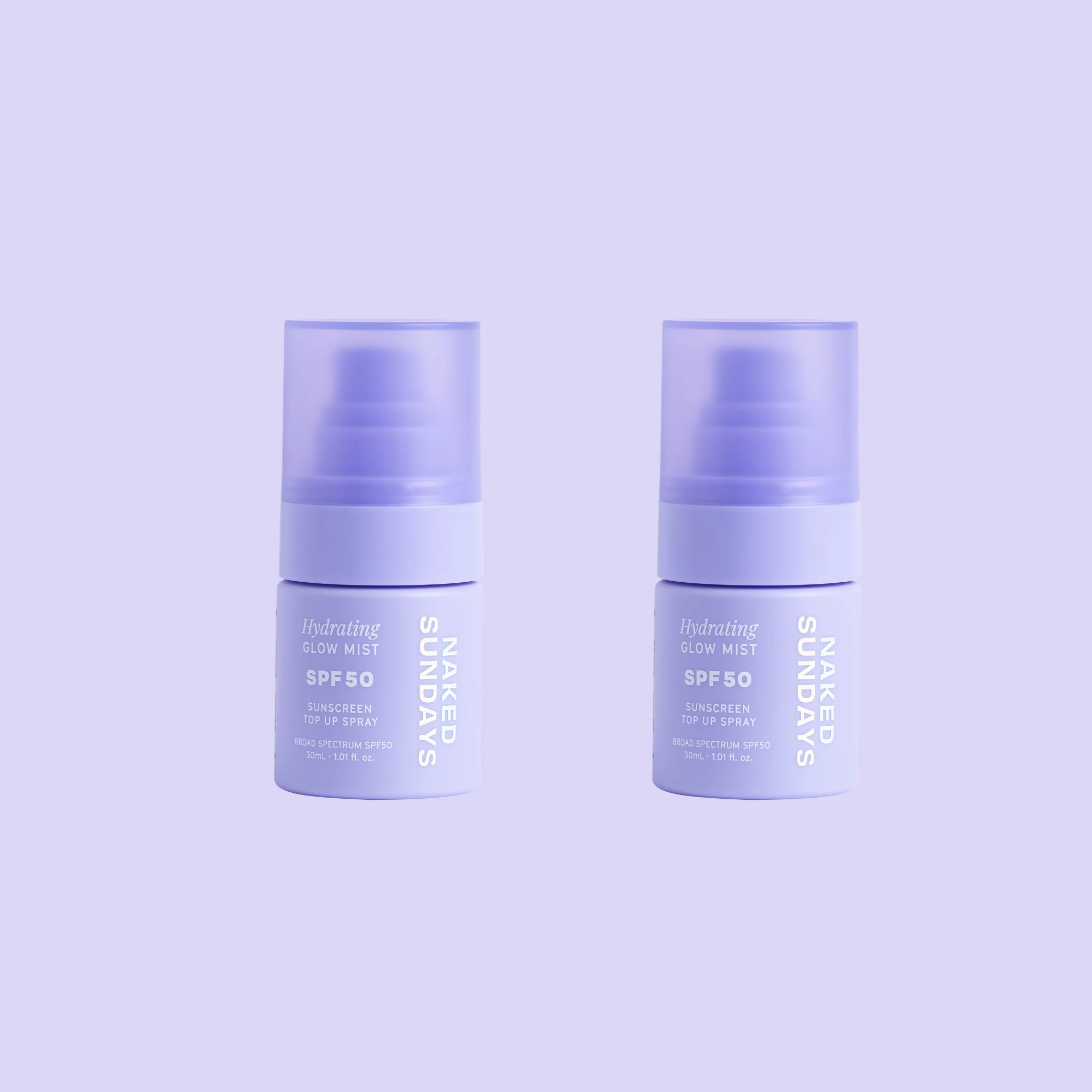 Mini size twin Variant - Hydrating Glow Mist Setting Spray SPF50